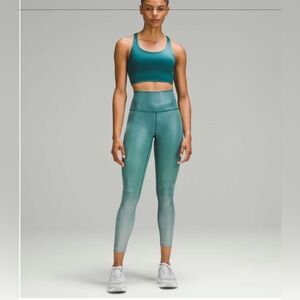 2023 Lululemon Wunder Train High-Rise Tight 24" *Foil
Forest_Storm Teal Size 8